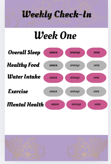 The Boss & Balance Weekly Planner
